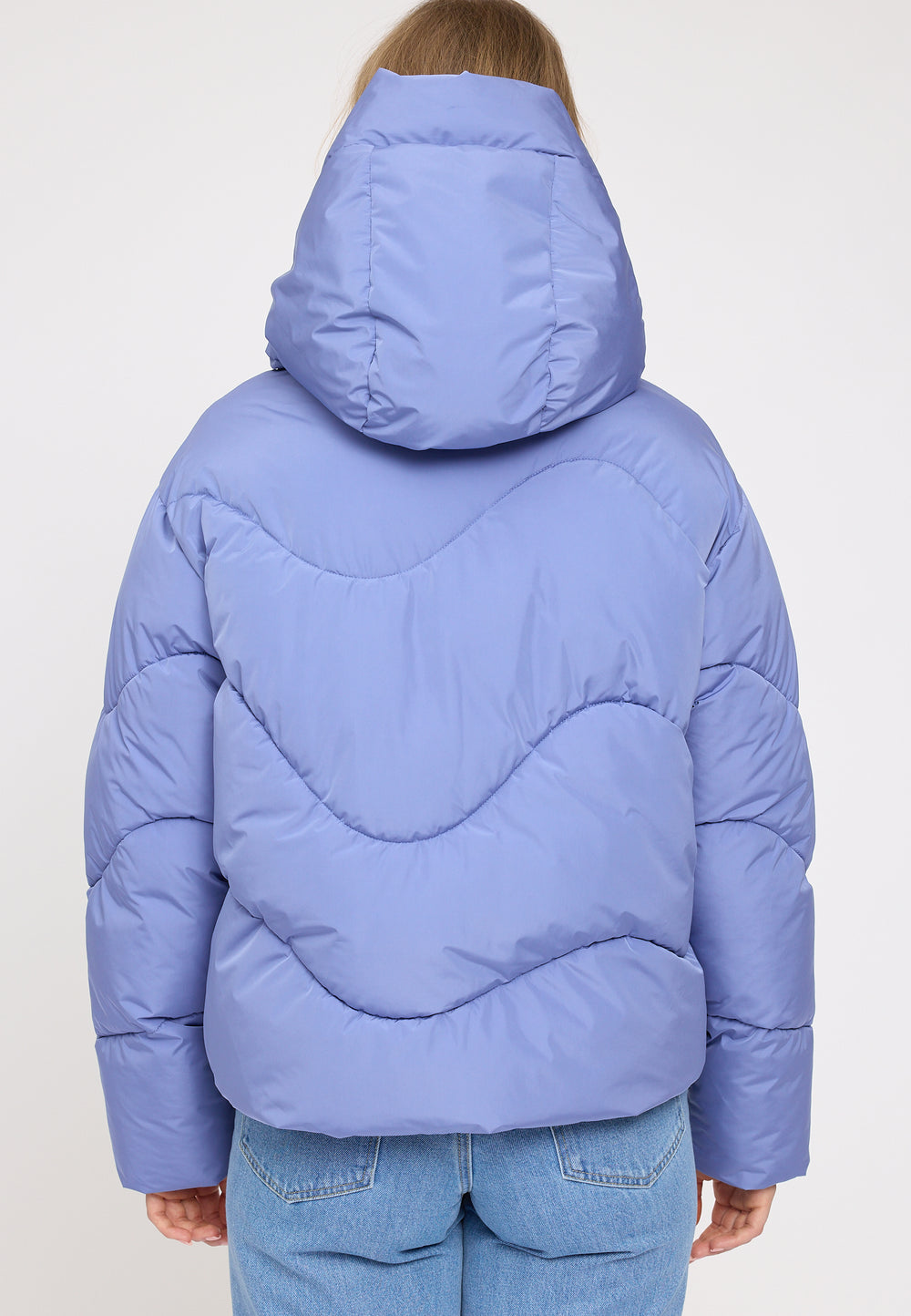 Jacke Waves Quilt Short Puffer