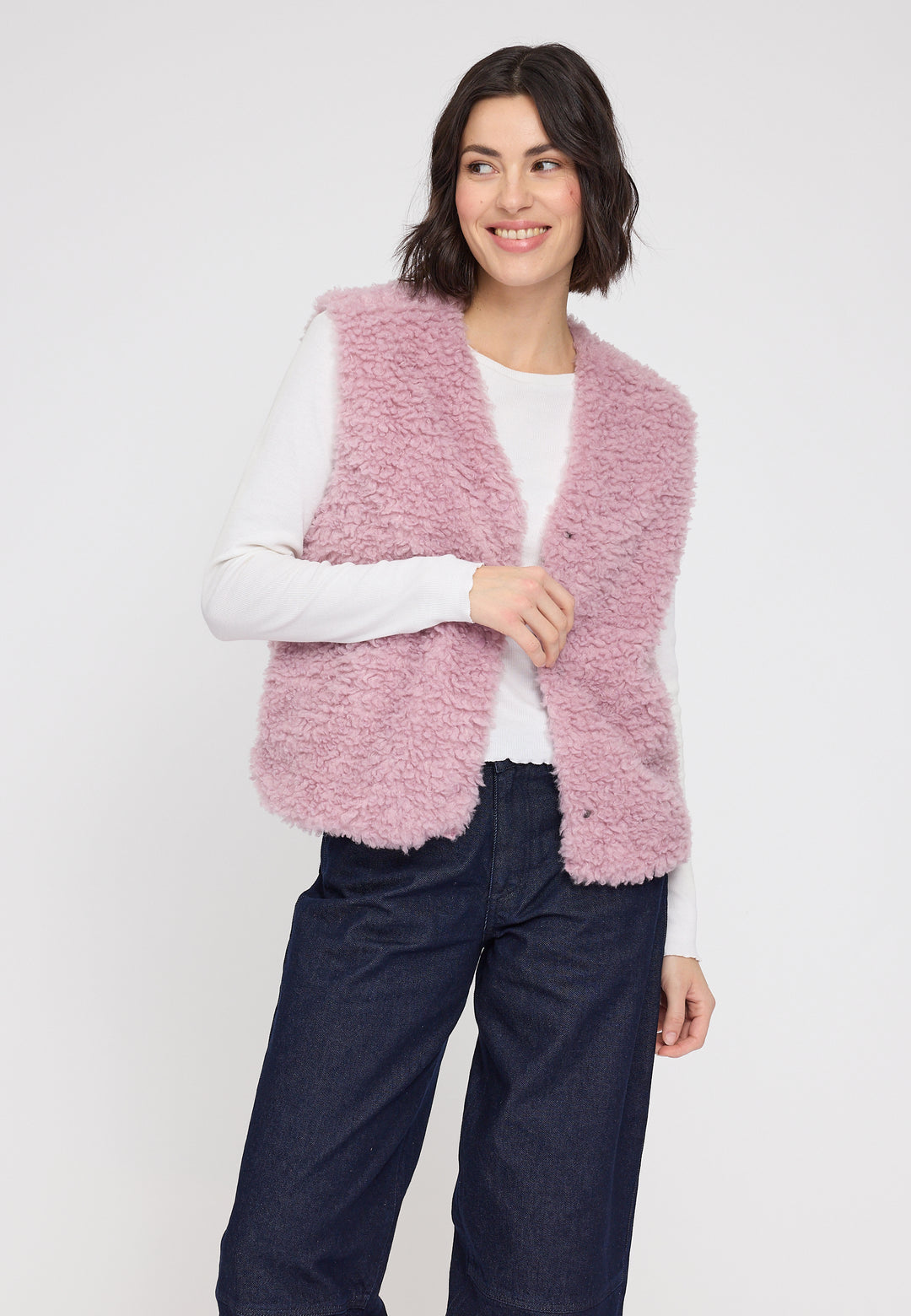 Weste Faux-Fur