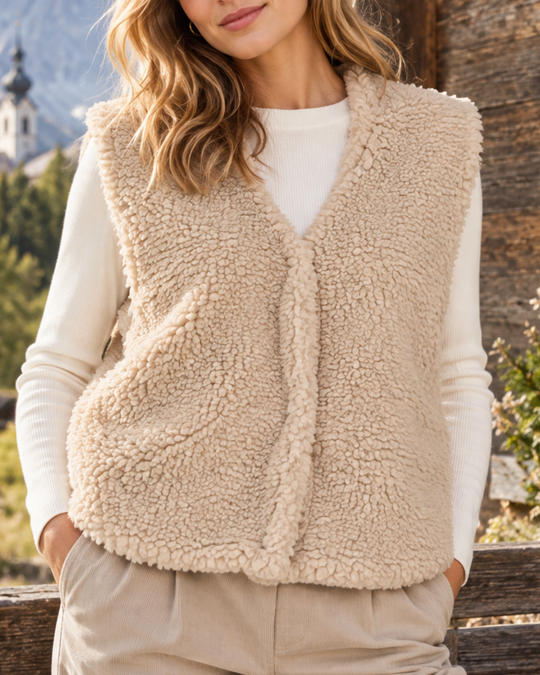 Weste Faux-Fur