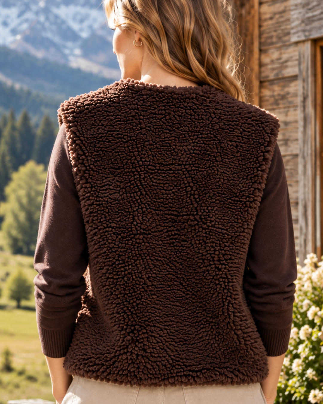 Weste Faux-Fur