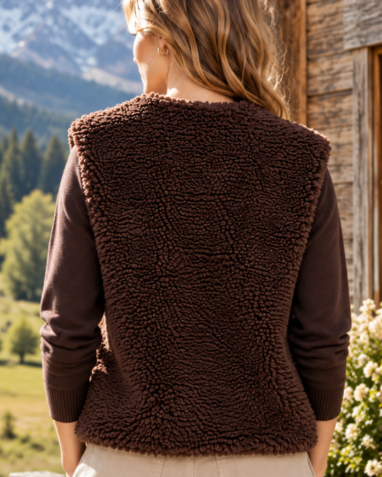 Weste Faux-Fur