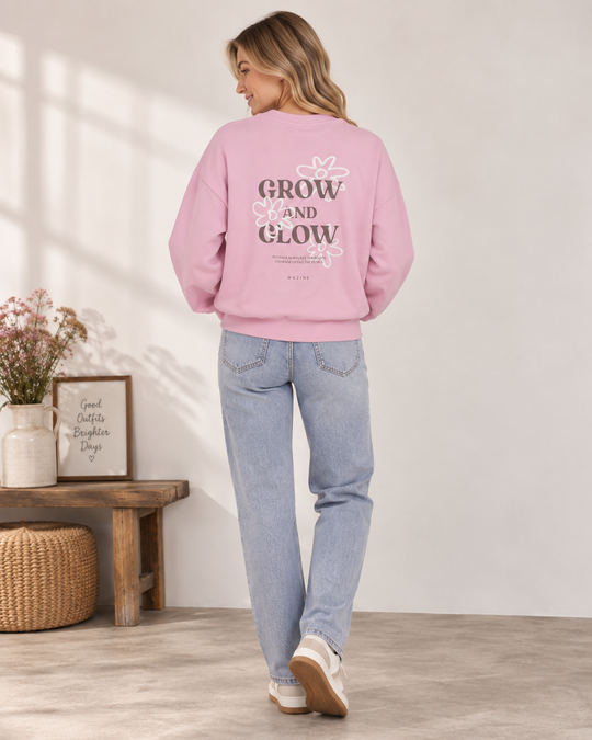 Sweatshirt Black Print