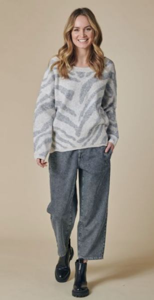 Pullover Zhnina Zebra, fog